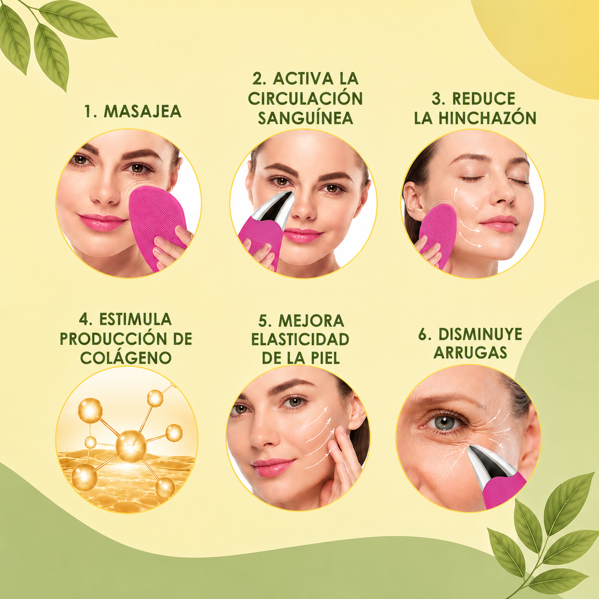 Limpiador Facial | Remueve imperfecciones, arrugas e hinchazón