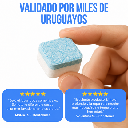 PACK 12 PASTILLAS ANTIBACTERIALES - DEJÁ TU LAVARROPA COMO NUEVO