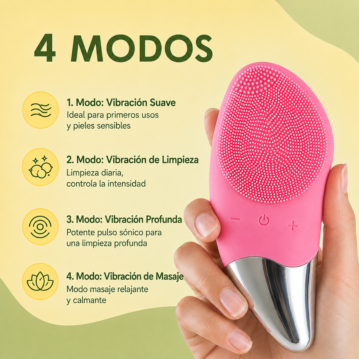 Limpiador Facial | Remueve imperfecciones, arrugas e hinchazón