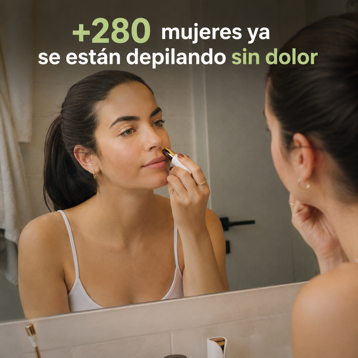 Depilador Facial Portátil | Elimina vellos sin dolor