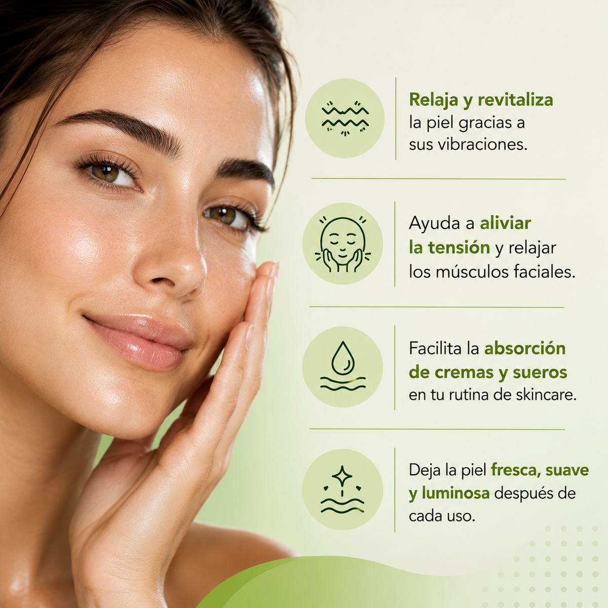 Limpiador Facial | Remueve imperfecciones, arrugas e hinchazón