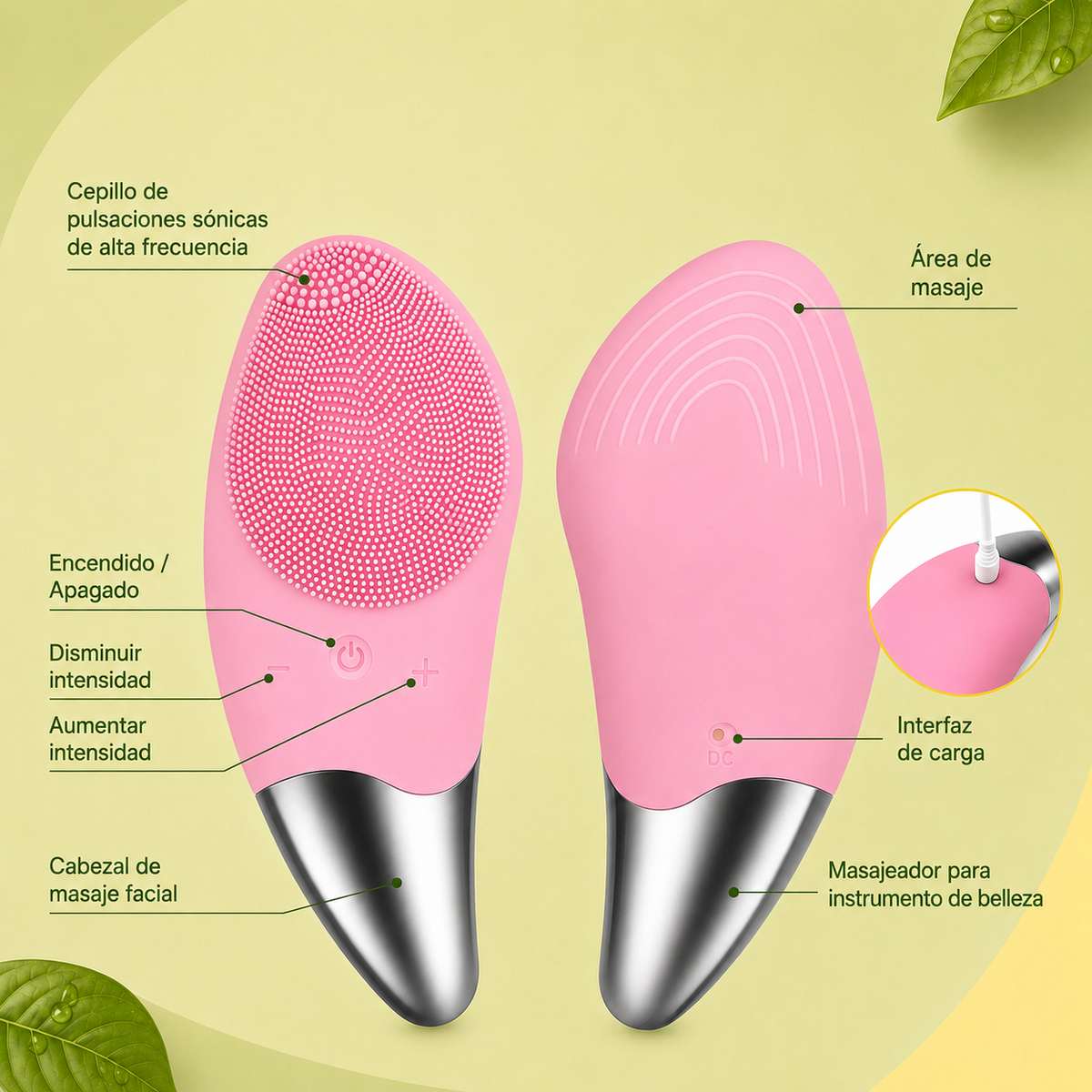 Limpiador Facial | Remueve imperfecciones, arrugas e hinchazón