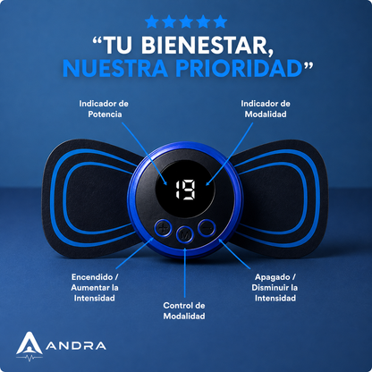 Mini masajeador muscular | Alivia dolores y relaja tensiones