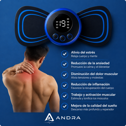 Mini masajeador muscular | Alivia dolores y relaja tensiones